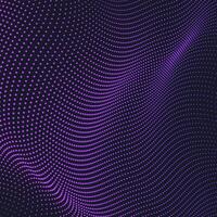 Vibrant Gradient Halftone Dots Background Abstract Wave vector