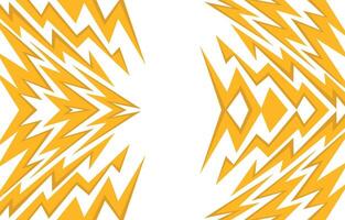 Abstract background with sharp yellow arrow line pattern and with some copy space area vector