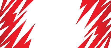 Abstract background with red geometric spike line pattern and some copy space area vector
