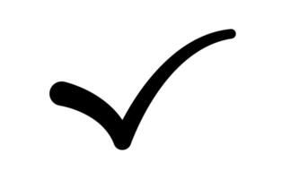 check mark flat icon illustration check mark icon vector