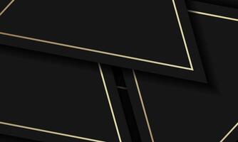 3d paper style triangle layered design vector