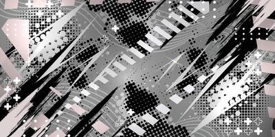 abstract background with black and white lines vector