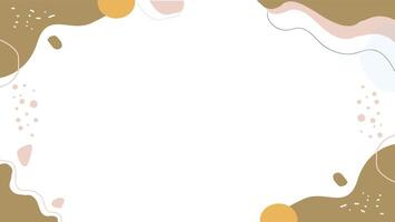Abstract background with a white and gold design vector