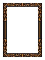 Ornamental Border with Old-Fashioned Scrollwork and Swirls vector