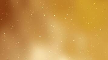 Elegant golden brown abstract background with soft glow and shimmering light particles Perfect for luxury branding holiday themes New Year designs invitations and warm festive decorations video