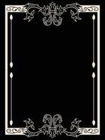 Timeless Bloom Frame with Ornamental Style vector