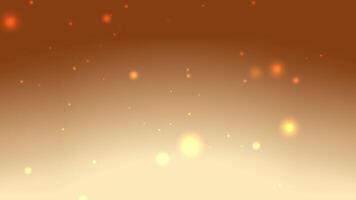 smooth golden bokeh gradient background with glowing light particles floating in warm tones Perfect for luxury branding holiday celebrations wedding invitations and elegant event designs video