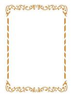 Rustic Botanical Border with Branch and Leaf Details vector