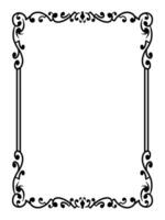 Nature-Inspired Botanical Frame with Wild Ivy Detailing vector