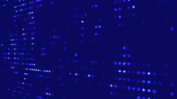Blue technology abstract background with blurred lights Suitable for techrelated designs presentations websites and marketing materials needing a modern touch video