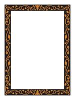 Ornamental Frame with Elegant Geometric Minimalist Design vector