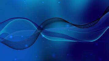 abstract blue fade background with smooth flowing lines and glowing particles Ideal for technology business and futuristic designs Perfect for digital artwork and event visuals video