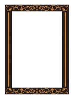 Ornamental Frame with Luxurious and Simple Minimalist Lines vector