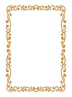 Botanical Frame with Spring Flower and Leaf Embellishments vector