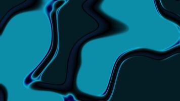 Futuristic liquid blue flowing shapes with a dark smooth gradient effect Featuring deep cyan and navy tones Perfect for digital art modern business sci fi themes and global event visuals video
