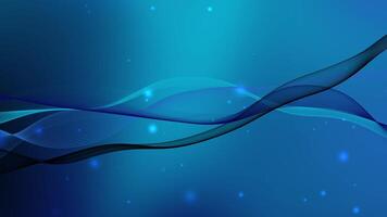 futuristic abstract blue fade gradient wave background with soft glowing particle and light effects Ideal for technology digital art and modern business design Perfect for event visual and web banner video