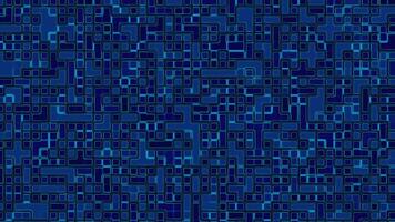 futuristic abstract blue digital circuit pattern with a glowing grid effect Featuring deep blue and cyan tones Ideal for technology sci fi cyber themes AI and high tech event visuals video