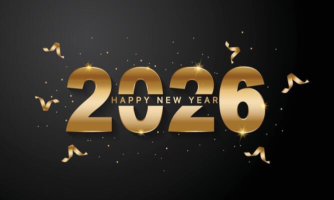 Happy new year 2026 cover design, for banners, posters, backgrounds and greetings