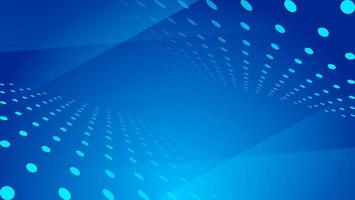 Blue background with a pattern of white dots. vector