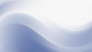 suave azul abstrato ondas suavemente fluxo através uma suave branco fundo, ideal para moderno movimento fundos, elegante apresentações, e mínimo Projeto temas. video