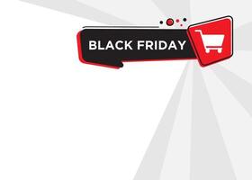 Promotional tag label design for advertisement with text Black Friday, incorporated with stylist and colorful shape. vector
