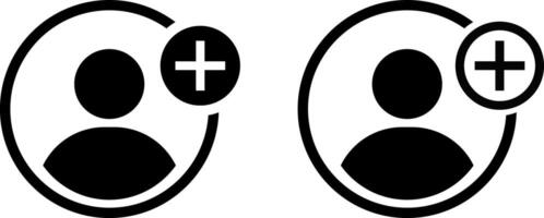 add user profile icons. Profile picture. Person symbol. add, approved icon collection vector