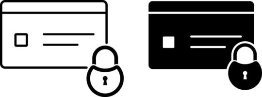 security credit card icon set. Payment card set. during purchase representing secure transaction. financial protection vector