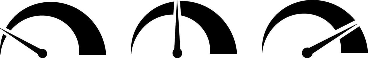 Speedometer icon. indicator icon collection. Rating meter signs performance concept. Performance concept. Performance. Car speed. Fast internet speed signs vector
