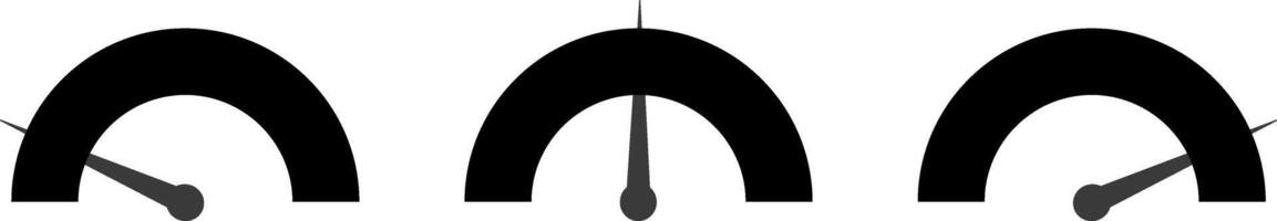 Speedometer icon. indicator icon collection. Rating meter signs performance concept. Performance concept. Performance. Car speeds. Fast internet speed sign vector