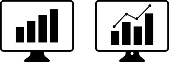 Data analysis. data science symbol. marketing, research, seo. strategy planning, statistics indicators vector