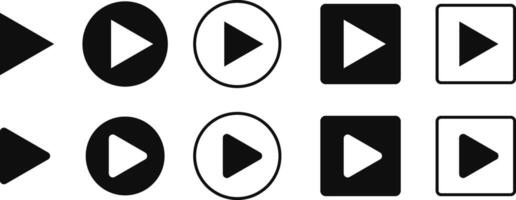 Media Player Buttons. continuing media playback. streaming frame internet. Social media elements vector