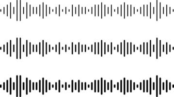 Music wave icon. sound one noise sign. wave volume. Voice message . audio frequency signal podcast. radio sound symbol vector