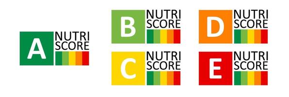 Understanding nutrition scores. A guide to health ratings for food choices in dietary planning vector