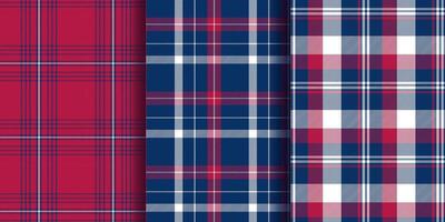 Gingham texture bundle. Pastel plaid seamless for memory day, invitations, or digital crafts with a warm homey vibe. vector