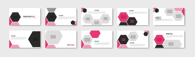 presentation template design. Minimalis, modern vector