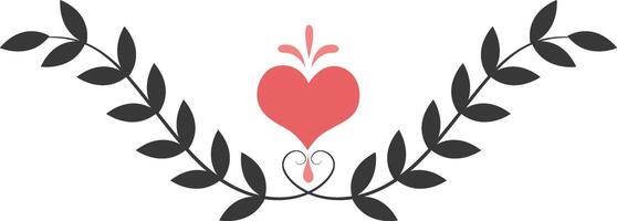 Valentine Dividers Element in Flat Design. vector