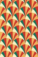 abstract background retro color vector