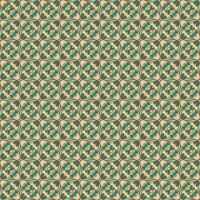 A green and brown pattern with squares vector