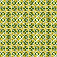 A yellow and green pattern with a cross design vector