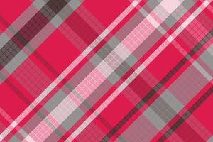 A red and gray plaid fabric background vector