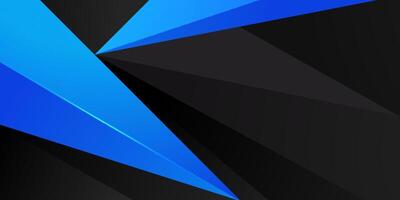 Abstract dark triangle with blue element color background. Simple overlap triangle pattern with shadow and light. vector