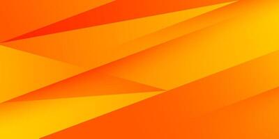 Abstract bright orange triangle overlap background. Simple shapes papercut pattern background. vector