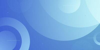 Abstract bright blue gradient background. Simple geometric shapes pattern. vector