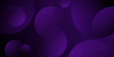 Abstract dark purple overlap circle background. Simple and trendy pattern design. vector