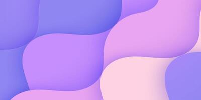 Abstract colorful realistic wave purple gradient background. Simple and trendy wave pattern design. vector