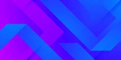 Abstract colorful blue and purple gradient geometric background. Simple triangle arrow pattern. vector