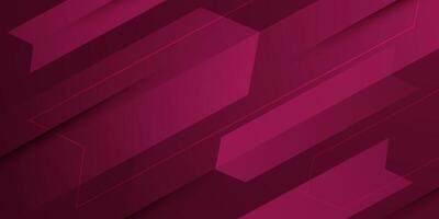 Abstract dynamic dark red background. Simple dynamic shapes pattern with lines. vector