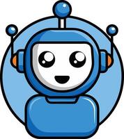 Modern Bot chatbot artificial intelligence vector