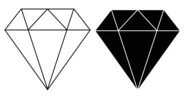 diamond icon set different shapes of diamond diamond icon set in flat style abstract black diamond icons collection gemstone icon set diamonds logo design isolated white background vector