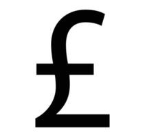 High Resolution Image of the British Pound Sterling Sign symbol vector
